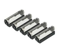 vhbw 5x Grille remplacement pour Braun 424 pour rasoir électrique + cadre, noir/argenté