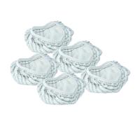 vhbw 5x Housses remplacement pour Rowenta ZR0065 pour nettoyeur à vapeur - blanc