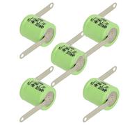 vhbw 5X NiMH Pile Bouton de Remplacement pour Type 1/3AA 300mAh 1,2V Convient pour Les Batteries de modélisme etc.