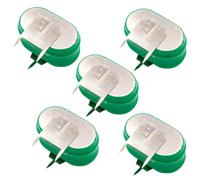 vhbw 5x NiMH pile bouton de remplacement pour type 2/V150H 3 épingles 150mAh 2,4V convient pour les batteries de modélisme etc.