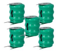 vhbw 5x NiMH pile bouton de remplacement pour type 3/V80H 3 épingles 80mAh 3,6V convient pour les batteries de modélisme etc.