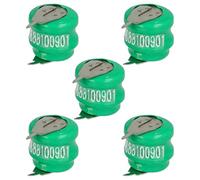vhbw 5X NiMH Pile Bouton de Remplacement pour Type V40H 2 épingles 40mAh 2,4V Convient pour Les Batteries de modélisme etc.
