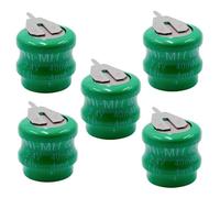vhbw 5X NiMH Pile Bouton de Remplacement pour Type V40H 2 épingles 40mAh 2,4V Convient pour Les Batteries de modélisme etc.