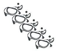 vhbw 5x Oreillette compatible avec Motorola Radius P110 radio talkie-walkie