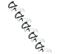 vhbw 5x Oreillette compatible avec Yaesu Vertex VX-230, VX-146, VX-140, VX-180, VX-130, VX-160, VX-210A radio talkie-walkie, câble acoustique