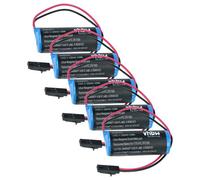 vhbw 5x Pile compatible avec Allen Bradley 1785-L40B, 1785-L40BK, 1785-L40C, 1785-L40C15 PLC Contrôleur Logique Programmable (2200mAh, 3V, Li-MnO2)