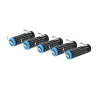 vhbw 5x Pile compatible avec Mitsubishi F1, FX2, FX1, FX, F2, FX2N, FX2C PLC Contrôleur Logique Programmable (1800mAh, 3,6V, Li-MnO2)