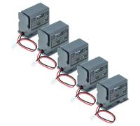 vhbw 5x Pile compatible avec Mitsubishi MR-BAT6V1SET-A PLC Contrôleur Logique Programmable (1450mAh, 6V, Li-MnO2)