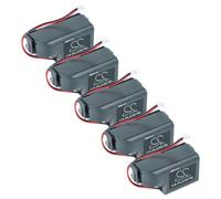 vhbw 5x Pile compatible avec Mitsubishi MR-J4 contrôleur Raid (1650mAh, 6V, Li-MnO2)