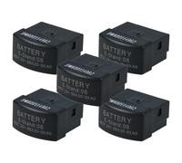 vhbw 5x Pile compatible avec Siemens Simatic Step 7 Micro-Win, S7-22x CPU, BC 291 module de batterie (30mAh, 3V, Li-ion)