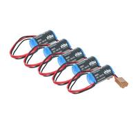 vhbw 5x Pile remplacement pour Omron C500-BAT08, 3G2A9-BAT08 pour PLC Contrôleur Logique Programmable (1700mAh, 3,6V, Li-SOCl2)