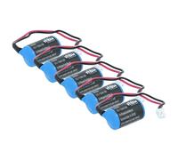 vhbw 5X Pile Remplacement pour Siemens A2C59511954, LS14250-VDO, A2C59511954X pour tachygraphe numérique (1200mAh, 3,6V, Li-SOCl2)