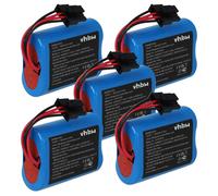 vhbw 5x Pile remplacement pour Visonic 103-304742-2, 2XER18505M pour système d'alarme (4000mAh, 3,6V, Li-SOCl2)
