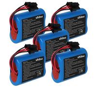 vhbw 5X Pile Remplacement pour Visonic 103-304742-2, 2XER18505M pour système d'alarme (4000mAh, 3,6V, Li-SOCl2)