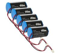 vhbw 5x Pile remplacement pour Visonic U-ER34615M/W200 pour système d'alarme (14500mAh, 3,6V, Li-SOCl2)