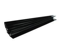 vhbw 5X Rail aromatique Compatible avec Weber Genesis Silver A Grill au gaz, Barbecue - Acier émaillé, 54,5 cm de Long