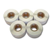 vhbw 5x Rouleau d'étiquettes 25mm x 54mm (500 étiquettes) compatible avec Seiko Smart Label Printer SLP120, SLP200, SLP220 imprimante d'étiquettes