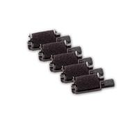 vhbw 5x Rouleaux d'encre noir compatible avec Canon MP 120 LTX, MP 120 MG, MP 120 LTS calculatrice imprimante, caisse enregistreuse