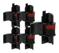 vhbw 5x Rouleaux d'encre noir compatible avec Canon MP 12D, 121 LTS/MG, 120 MG-ES II calculatrice imprimante, caisse enregistreuse G