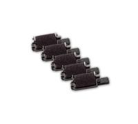 vhbw 5x Rouleaux d'encre noir compatible avec Olympia PD 711, CPD 12, CPD 12 L calculatrice imprimante, caisse enregistreuse