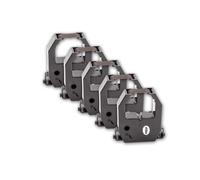 vhbw 5x Ruban encreur compatible avec Box Time Recorder imprimante matricielle ou de reçus - noir