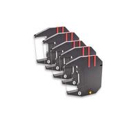 vhbw 5x Ruban encreur compatible avec Butec 1001, 1005, 3000, 2000, 2002, 250 E, 12, 4000, 4004 imprimante matricielle ou de reçus - noir