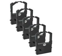 vhbw 5x Ruban encreur compatible avec Epson LQ 100 imprimante matricielle ou de reçus - noir