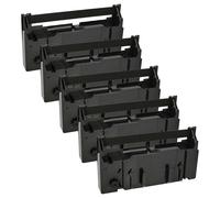 vhbw 5x Ruban encreur compatible avec Epson M 2662, M 2663, M 2665, M 2667 imprimante matricielle ou de reçus - noir