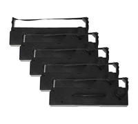 vhbw 5x Ruban encreur compatible avec Epson TM-U 295 imprimante matricielle ou de reçus - noir
