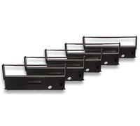 vhbw 5x Ruban encreur compatible avec Epson TM-U 950 P, TM-U 950, TMX 930, TM-U 950 Series imprimante matricielle ou de reçus - noir
