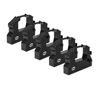vhbw 5x Ruban encreur compatible avec Norand 4820B, DP-815, 815, 4815, 4000, 6820, 4820 imprimante matricielle ou de reçus - noir