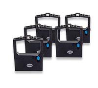 vhbw 5x Ruban encreur compatible avec OKI Microline ML 280 Series, ML 320 Elite, ML-320, ML 310 imprimante matricielle ou de reçus - noir