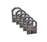 vhbw 5x Ruban encreur compatible avec Panasonic KX-P 2150, KX-P 2023 imprimante matricielle ou de reçus - noir