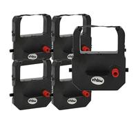 vhbw 5x Ruban encreur compatible avec Reiner timeStamp 131 imprimante matricielle ou de reçus - noir
