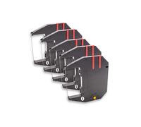 vhbw 5x Ruban encreur compatible avec Swintec 600, PWP 1000, 2640, 3500, 3200, 2600, 640, 3800 imprimante matricielle ou de reçus - noir