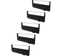 vhbw 5x Ruban encreur d'écriture compatible avec Tally Genicom T6100, T6101, T6140, T6141 imprimante matricielle ou de reçus - noir G