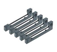 vhbw 5x Ruban encreur remplacement pour Epson ERC-09B | ERC-09, C43S015354 pour imprimante matricielle ou de reçus - noir