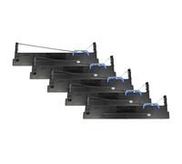 vhbw 5x Ruban encreur remplacement pour Tally 099003L pour imprimante matricielle ou de reçus - noir