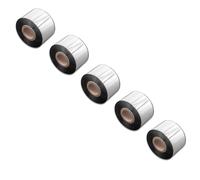 vhbw 5x Ruban transfert thermique compatible avec Godex RT700, G530, G500, EZPI 1300 imprimante d'étiquette résistante 40mmx300m résine/cire