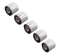vhbw 5x Ruban transfert thermique compatible avec Godex RT700, G530, G500, EZPI 1300 imprimante d'étiquette résistante 60mmx300m résine/cire