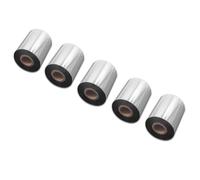 vhbw 5x Ruban transfert thermique compatible avec Godex RT700, G530, G500, EZPI 1300 imprimante d'étiquette résistante 80mmx300m résine/cire