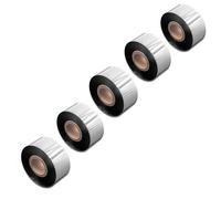 vhbw 5x Ruban transfert thermique compatible avec Godex RT700, G530, G500, EZPI 1300 imprimante d'étiquette résistante 30mmx300m résine/cire