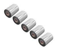 vhbw 5x Ruban transfert thermique compatible avec TSC TE310, TE300, TE210, TTP-2410M imprimante d'étiquette résistante 90mmx300m résine/cire