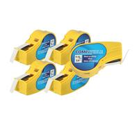 vhbw 5x Rubans compatible avec Brady BMP21-LAB, BMP21-PLUS, ID PAL, BMP21, LABPAL imprimante d'étiquettes 9,35mm Noir sur Blanc, Vinyle