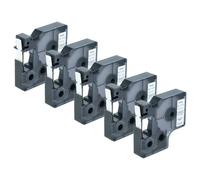 vhbw 5x Rubans compatible avec Dymo RhinoPro 6000