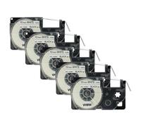vhbw 5x Rubans remplacement pour Casio XR-12WE