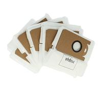 vhbw 5x Sacs compatible avec Proscenic M7 Max, M7 Pro, M8 Pro robot aspirateur - microfibres non tissées, 16cm x 15,5cm blanc