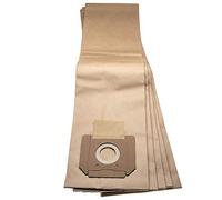 vhbw 5x Sacs compatible avec Bosch GAS 55 M AFC Professional aspirateur - 38cm x 20cm marron