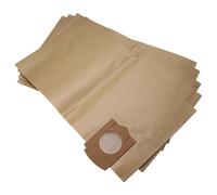 vhbw 5x Sacs compatible avec Bosch PAS 1000, PAS 1000F, PAS 11-25, PAS 11-25 F, GAS 1000 RF, GAS 12-30 F aspirateur - papier marron
