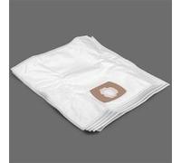 vhbw 5x Sacs compatible avec Clatronic BS 1274, BSS 1600 aspirateur - microfibres non tissées, 24,9cm x 21,9cm, blanc G